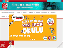 Tablet Screenshot of kepezspor.com